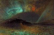 Frederic Edwin Church Aurora Borealis painting